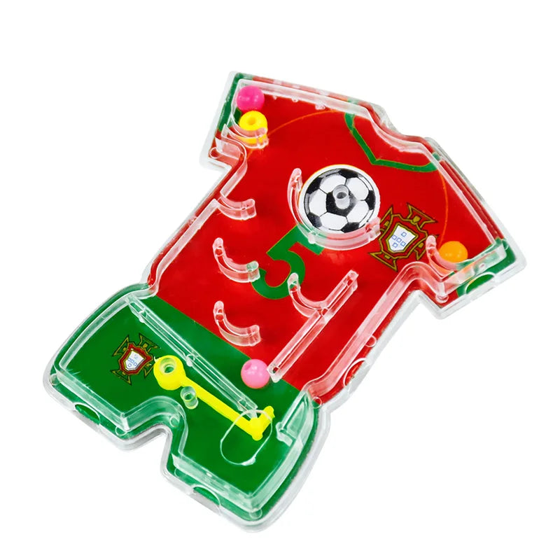 10/20pcs Soccer Maze Toy Football Theme Pinball Game Kids Birthday Party Favors Goody Bag Pinata Fillers Christmas Gift Supplies