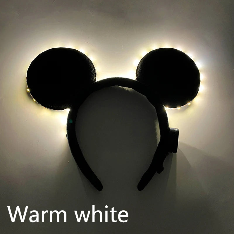 NEW LED Light up Headwear 6 Lighting colors Cat Ear LED Flashing Headband LED Headband Rave Women Girls Glow Party Supplies