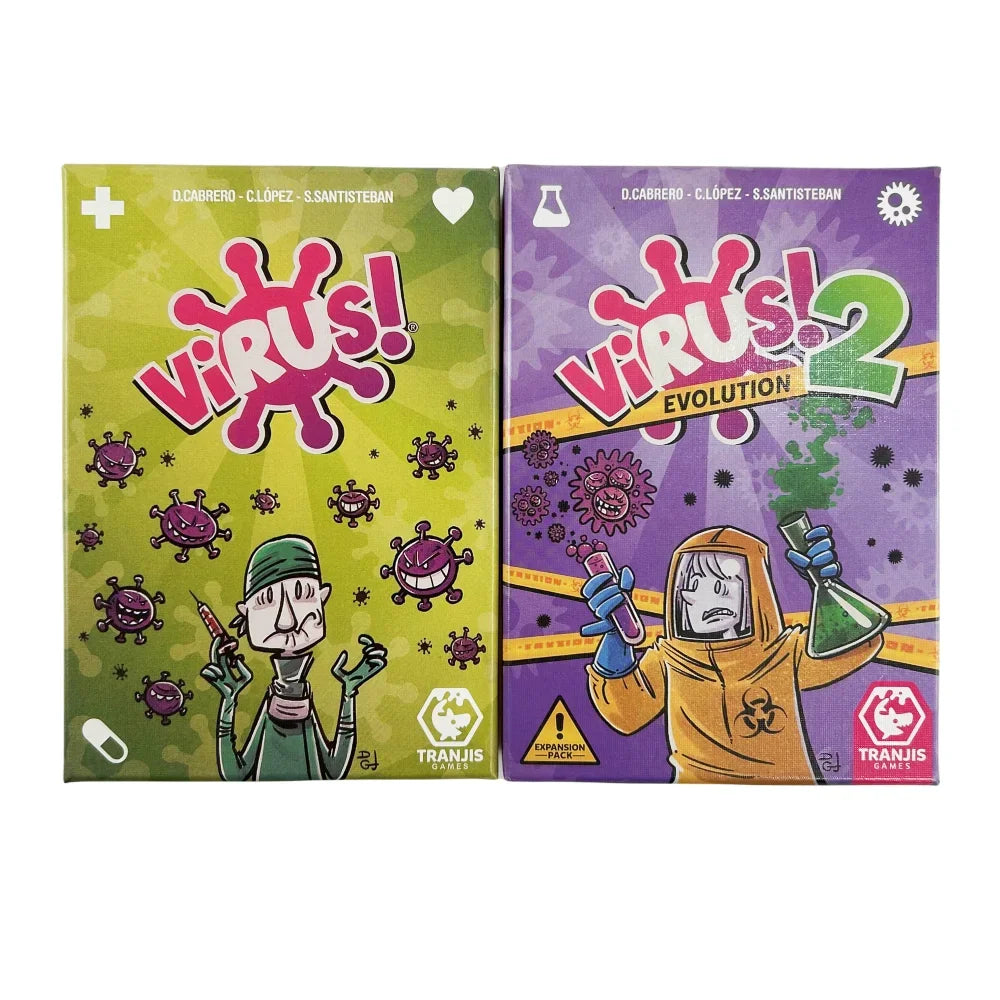 In Spanish Version In English French Virus Card Game The Contagiously Virus Card Version Party Game Family Interactive Game