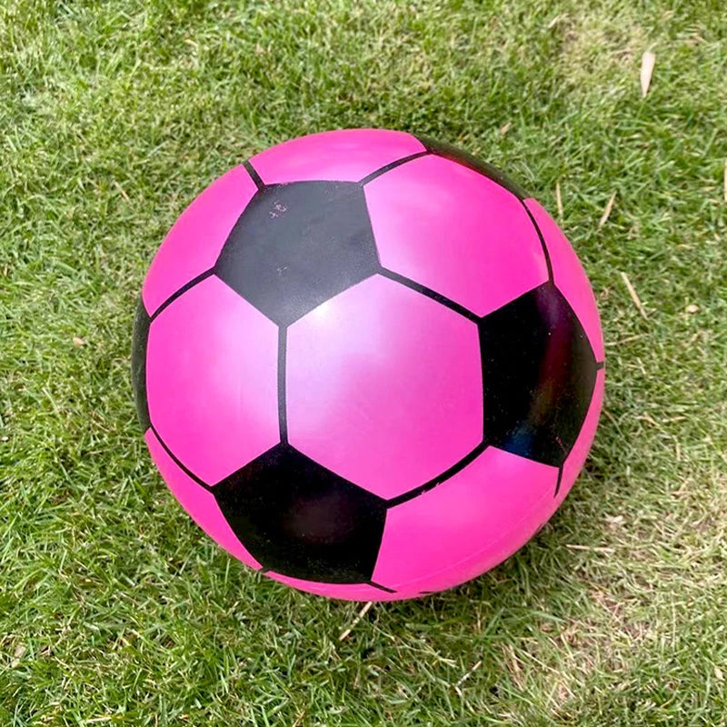 20cm Children Soccer Ball Multicolor PVC Inflatable Hand Pat Football Sports Matches Training Outdoor Games Beach Elastic Balls