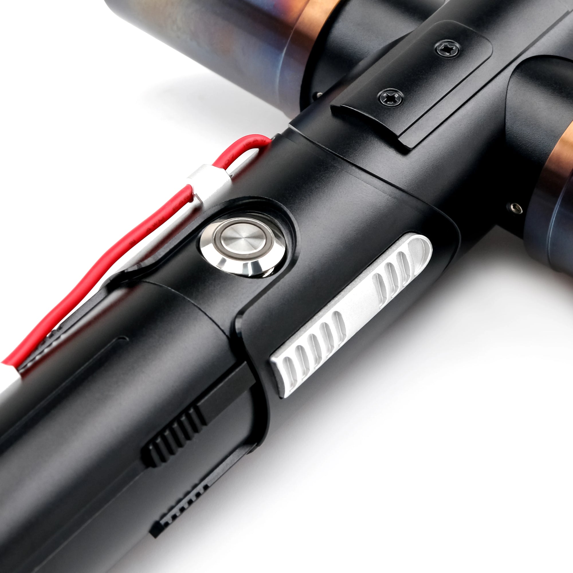 TXQSABER Kylo Ren SE Crossguard NeoPixel Lightsaber with 2 Side Blades Metal Hilt Heavy dueling Collection Laser Sword Jedi Toys