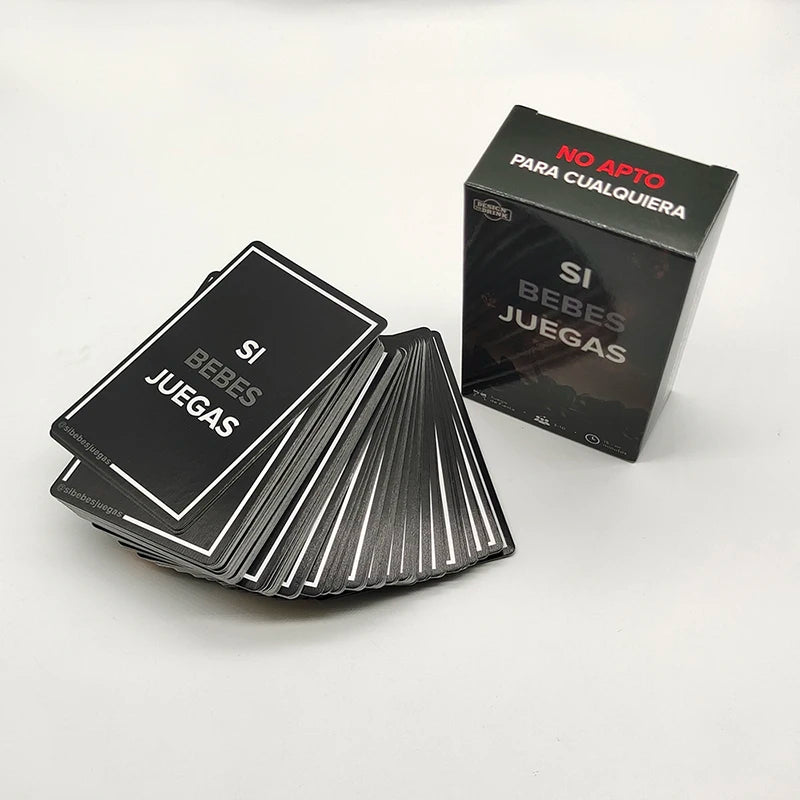 New Arrival Paper Board Game Drinking Cards Game In Spanish Adult Drunk Card For Party