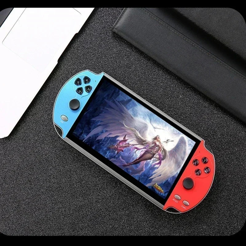 Retro X7 Handheld Game 4.3 Inch HD Large 8G Screen Classic Game Console Built-in 10000 Games Mini Handheld MP5 Video Game