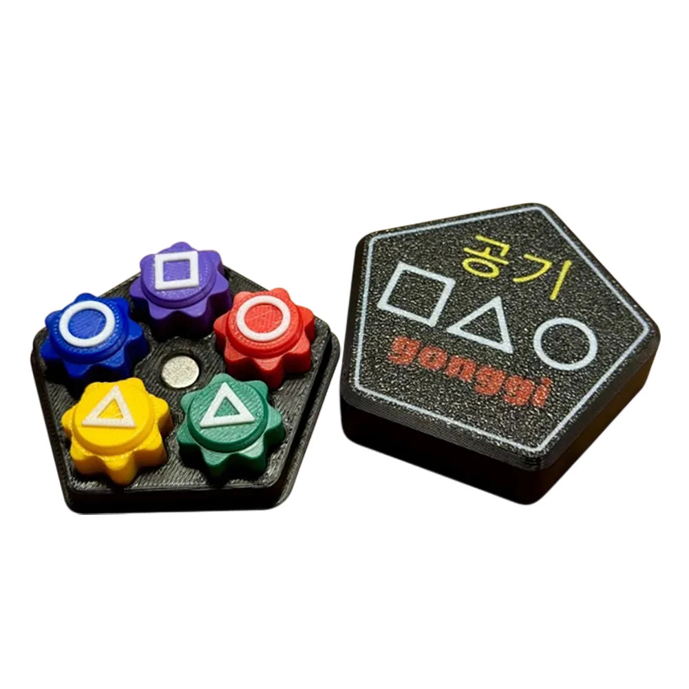 Gonggi Jack Stone Pebbles Set Funny Stone Catching Game Korean Traditional Hand Eye Coordination Training Play Games