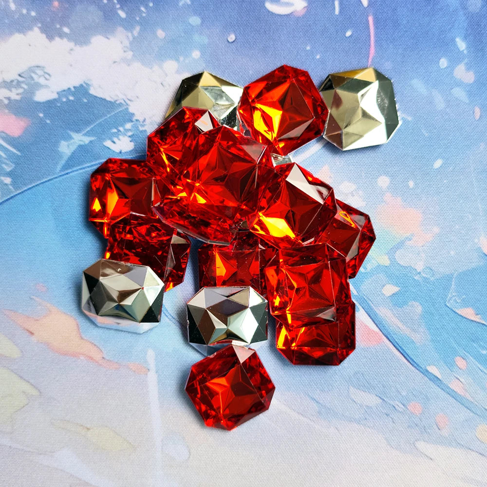 DIY Acrylic jewels Board Game Gemstone Token 40Pcs  adding a touch of luxury to your game board