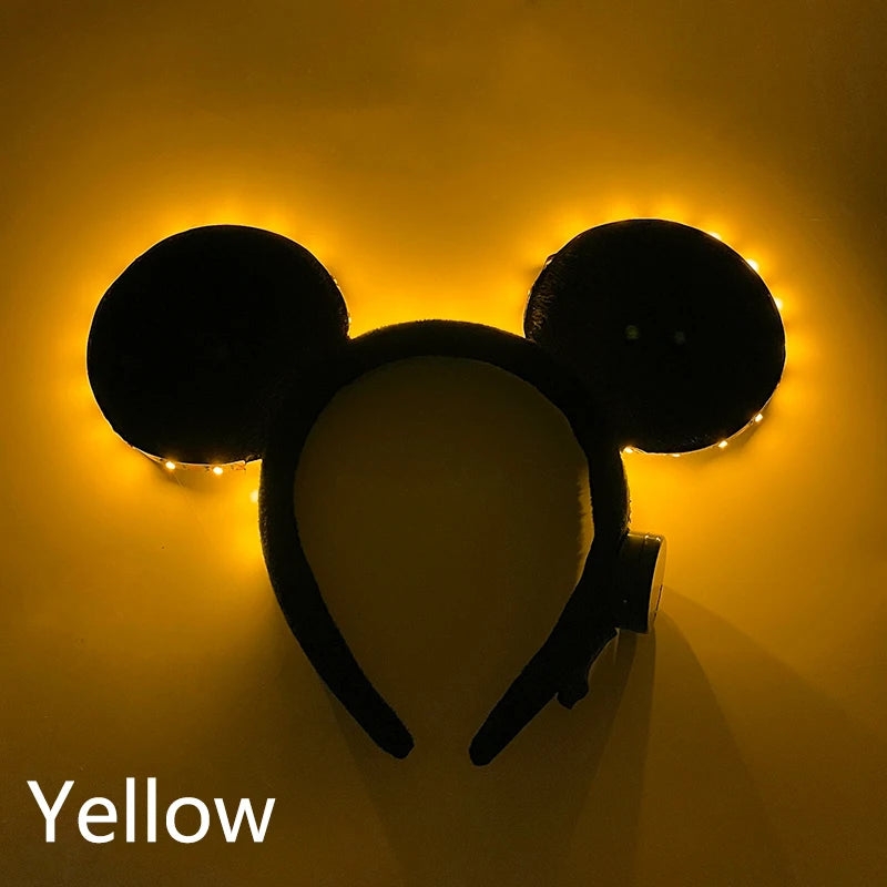 NEW LED Light up Headwear 6 Lighting colors Cat Ear LED Flashing Headband LED Headband Rave Women Girls Glow Party Supplies