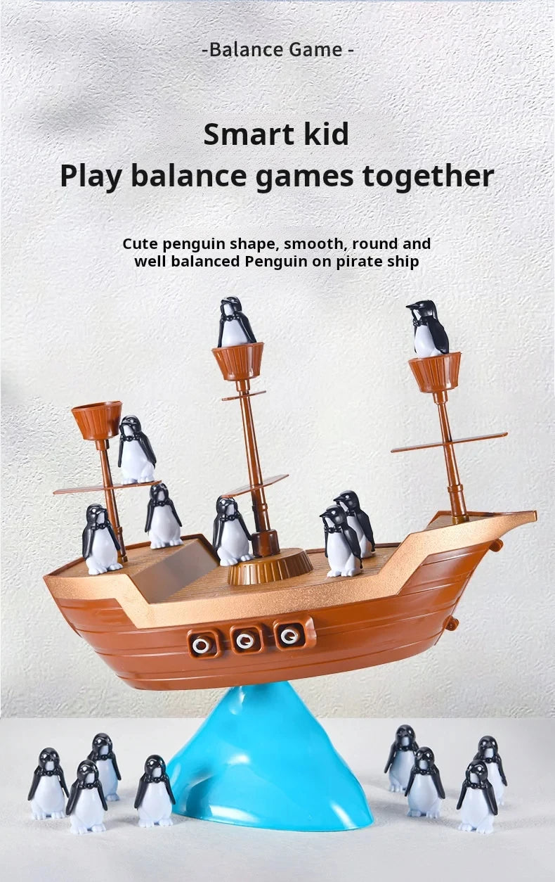 Iceberg Stacked Penguin Balanced toys Board Game Puzzle Toys Early Education Gathering party game props birthday gift for kids