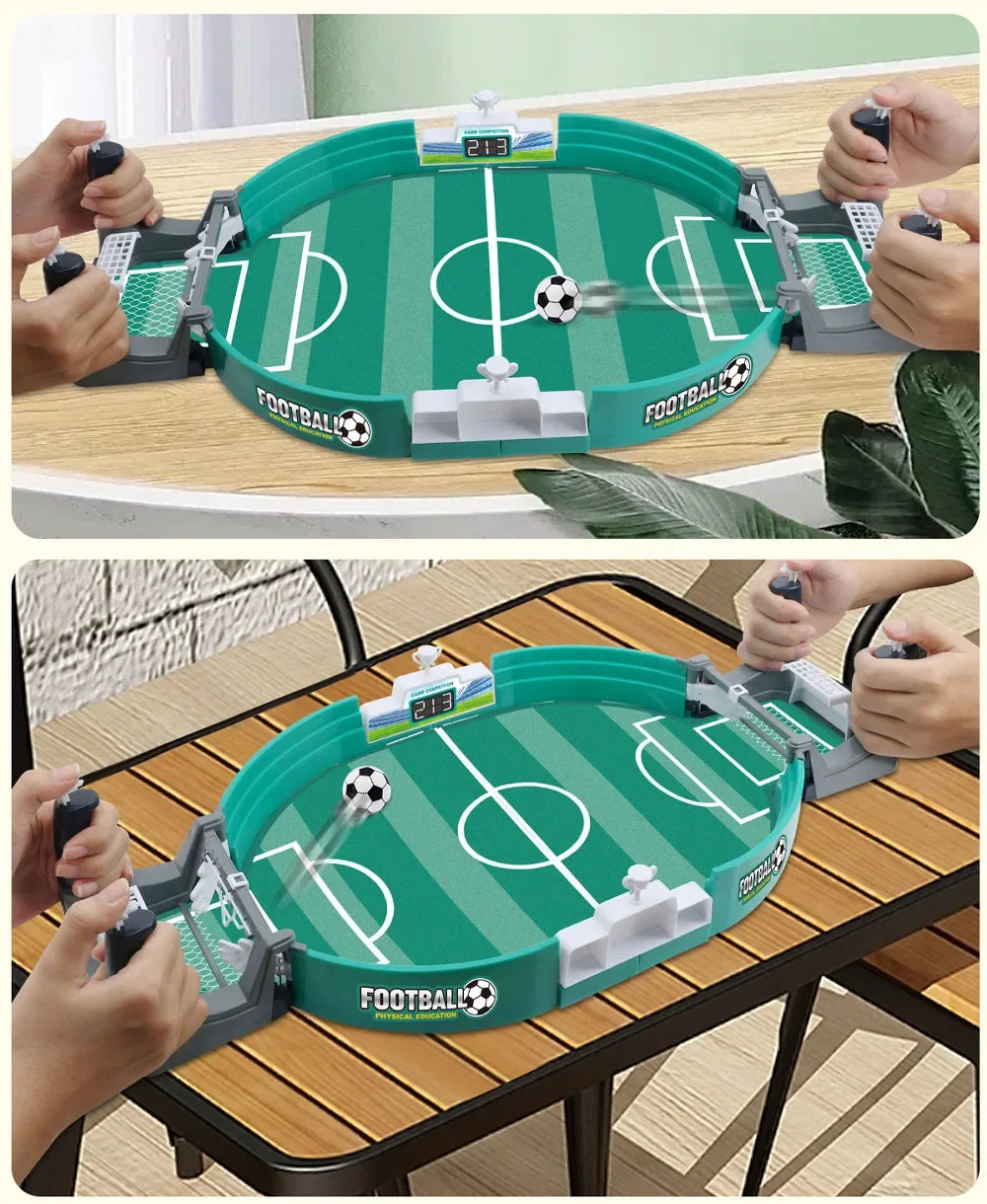 Mini Desktop Table Football Game Board - Family Party Games Match Kids Interactive Toy Educational Intellectual Toy Indoor Games