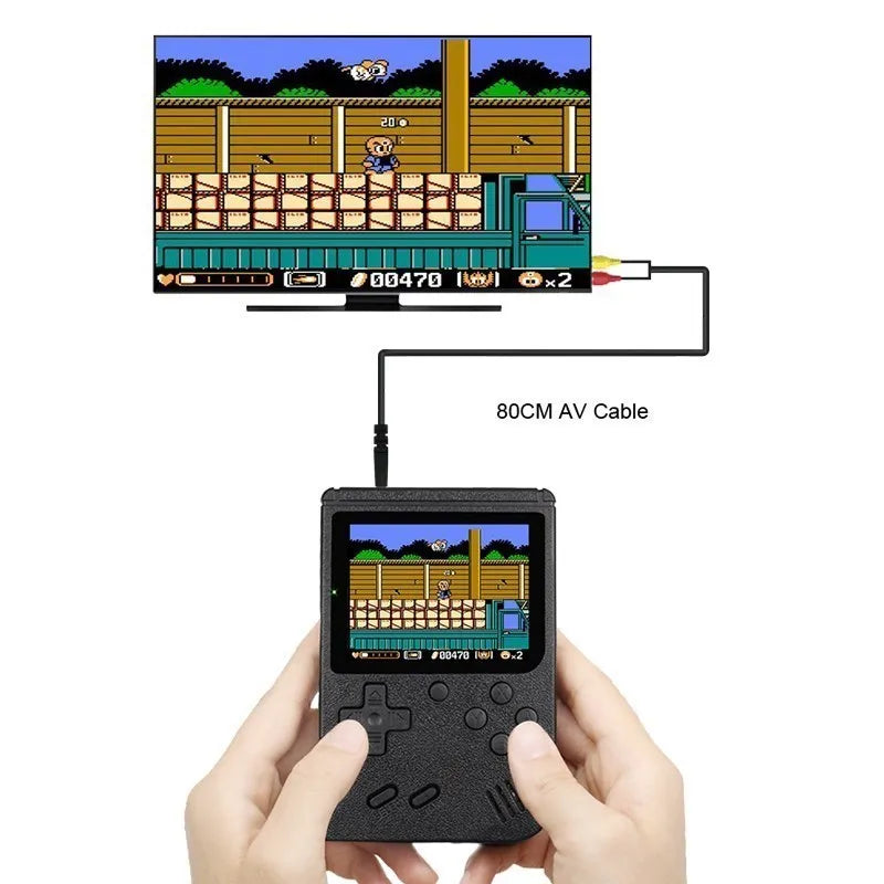 3.0 Inch Retro Portable Mini Handheld Game Player 8 Bit Video Game Console Built-in 500 Games Gameboy For Kid Gift