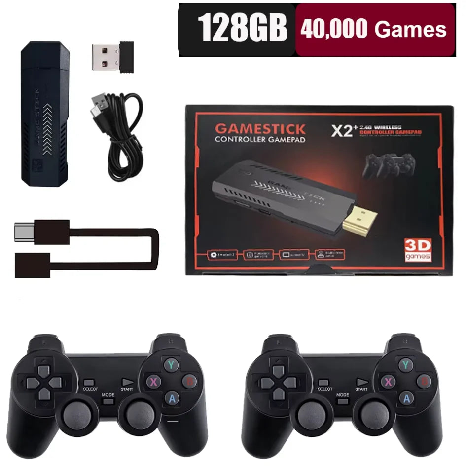 X2 Plus GD10 256G 58000 Game 4K Game player 3D HD Retro Video Game Console Wireless Controller TV 50 Emulator For Kids Gifts
