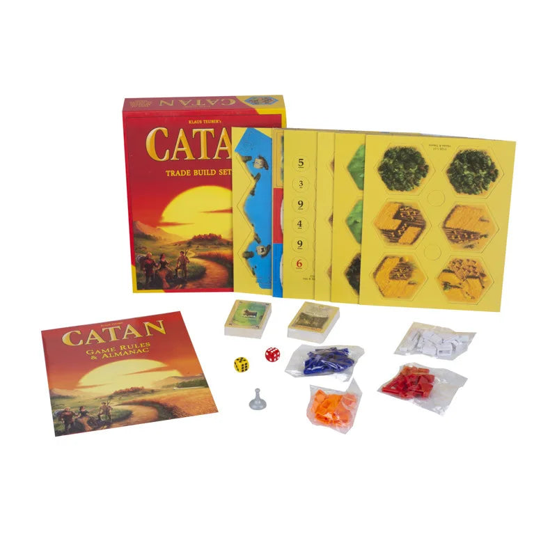 English version of the Catan board game CATAN Catan games puzzle casual toys game cards
