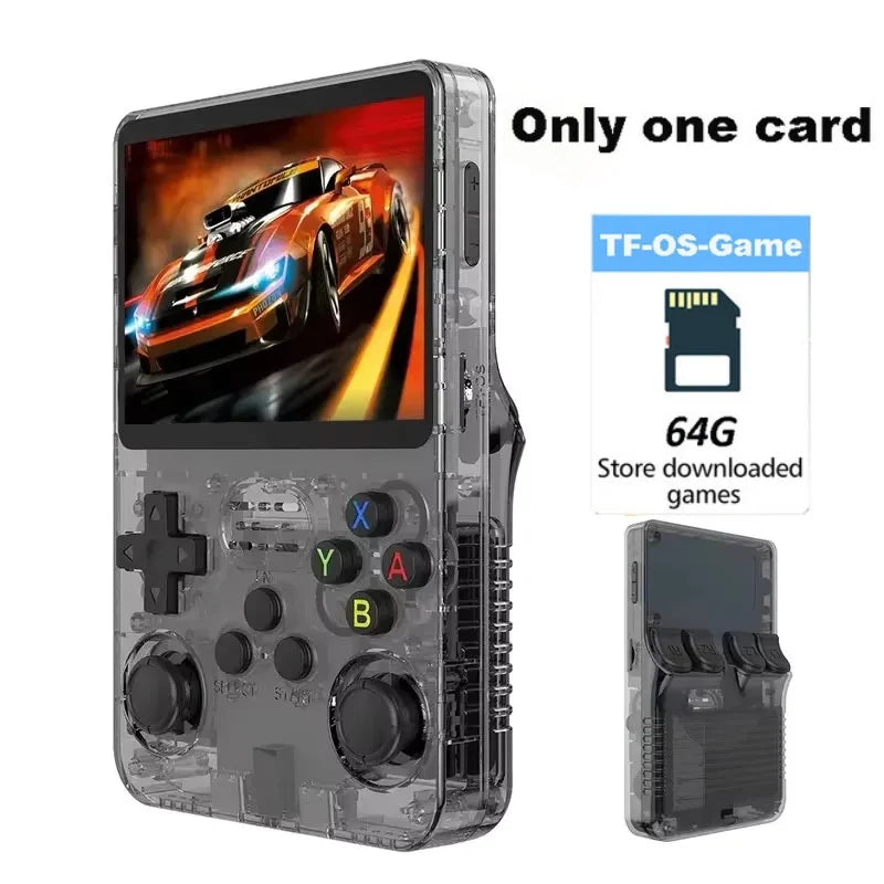 Single Card R36S Retro Handheld Video Game Console Consolas Classic Open Source Linux System Games Players 3.5Inch IPS Screen