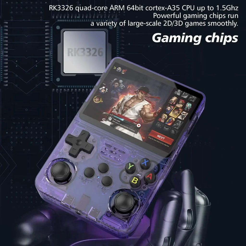 Single Card R36S Retro Handheld Video Game Console Consolas Classic Open Source Linux System Games Players 3.5Inch IPS Screen