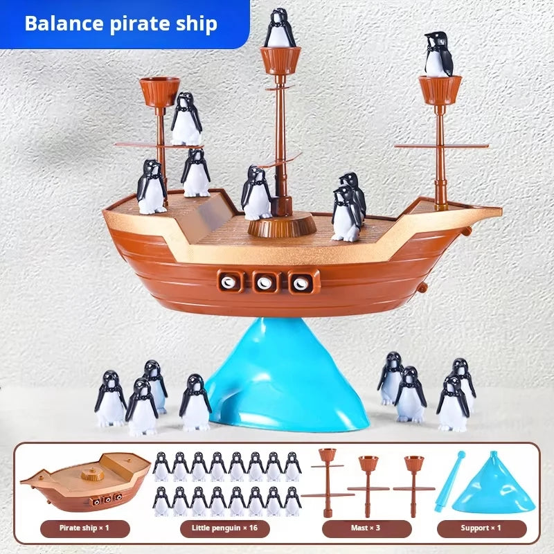 Iceberg Stacked Penguin Balanced toys Board Game Puzzle Toys Early Education Gathering party game props birthday gift for kids