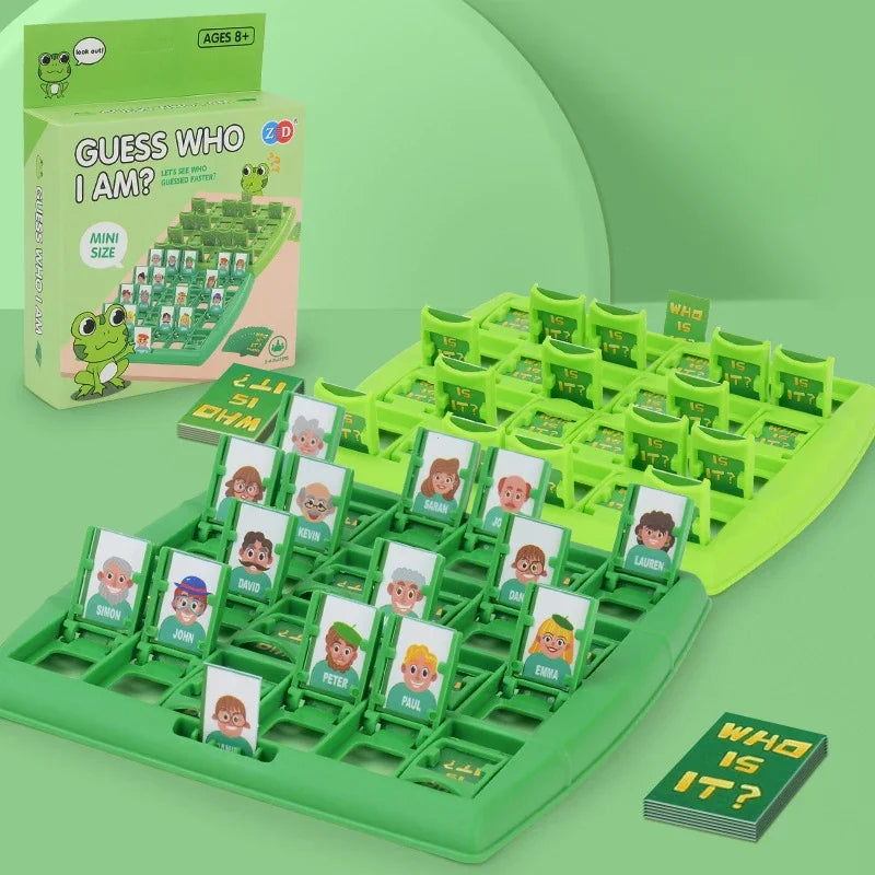 Head Game with Logical Thinking Puzzle Toy, Children's Parent-Child, Guess Who I Am Board Game Board Game