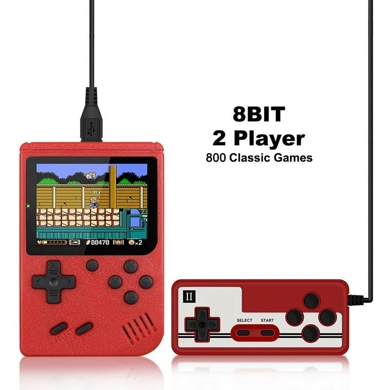 3.0 Inch Retro Portable Mini Handheld Game Player 8 Bit Video Game Console Built-in 500 Games Gameboy For Kid Gift
