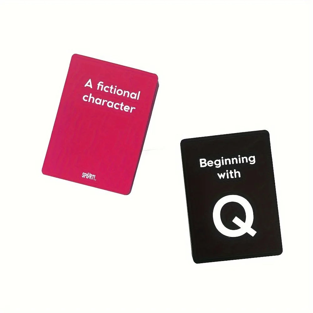 Splurt Card Game Splurt! Portable Party Card Game Think Fast Say it First Pink