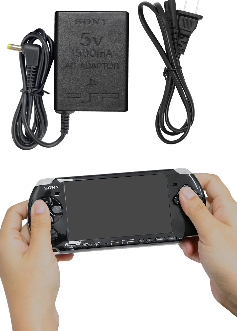 100% Original Sony psp 3000 (PSP-3006) PIANO BLACK PSP3000 Game Console PlayStation Handheld GBA Arcade Game Console (Gift Game)
