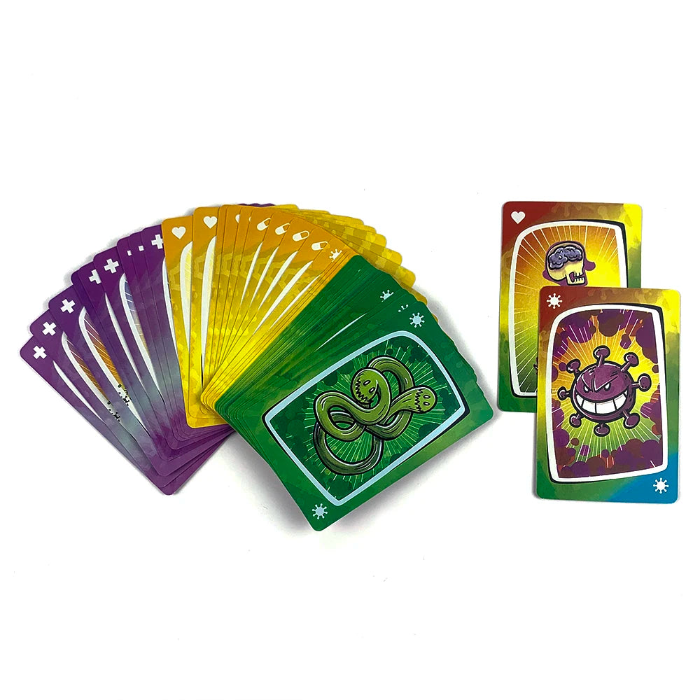 In Spanish Version In English French Virus Card Game The Contagiously Virus Card Version Party Game Family Interactive Game