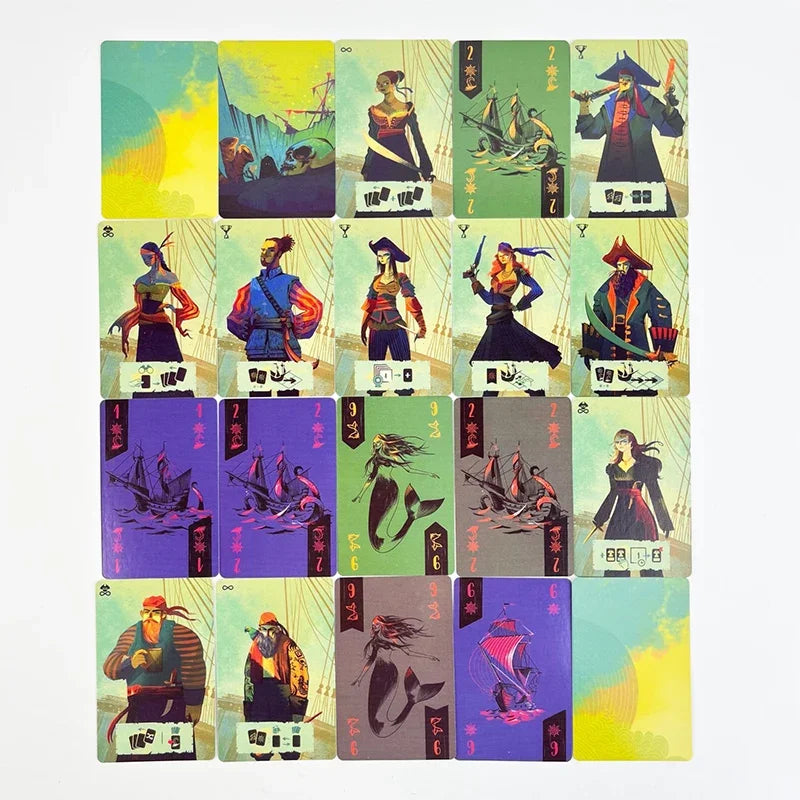 SAIL Board Game English Version with German Style Cards Two Player Cooperation Party Night Game Set