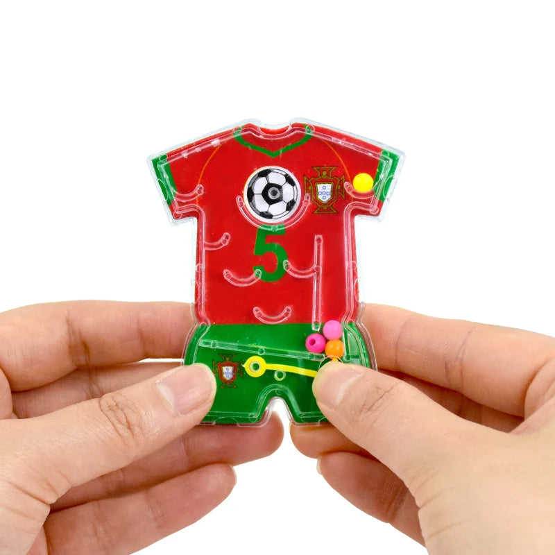 10/20pcs Soccer Maze Toy Football Theme Pinball Game Kids Birthday Party Favors Goody Bag Pinata Fillers Christmas Gift Supplies