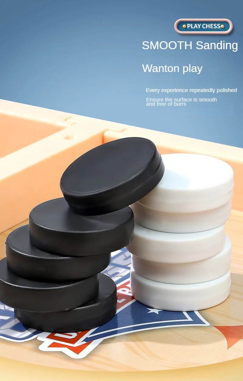 Table Hockey Paced Sling Puck Board Game Fast Sling Puck Winner Party Game Adult Child Family Game Desktop Battle Board Toys