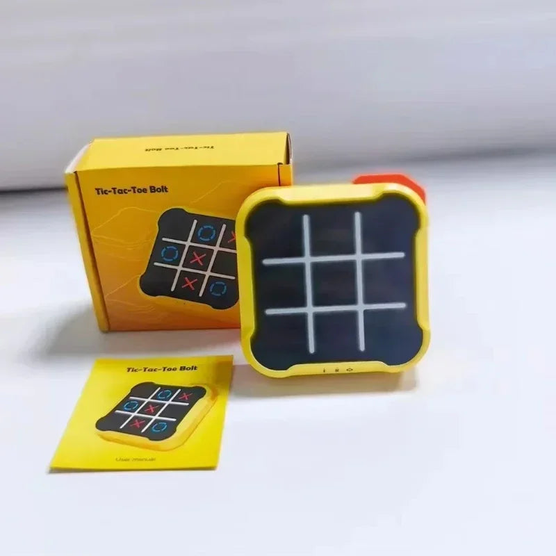 3 in 1 Tic Tac Toe Board Game Children Electronic Toy Gifts Crosses Game Memory Training Portable Travel Games for Kids Adult
