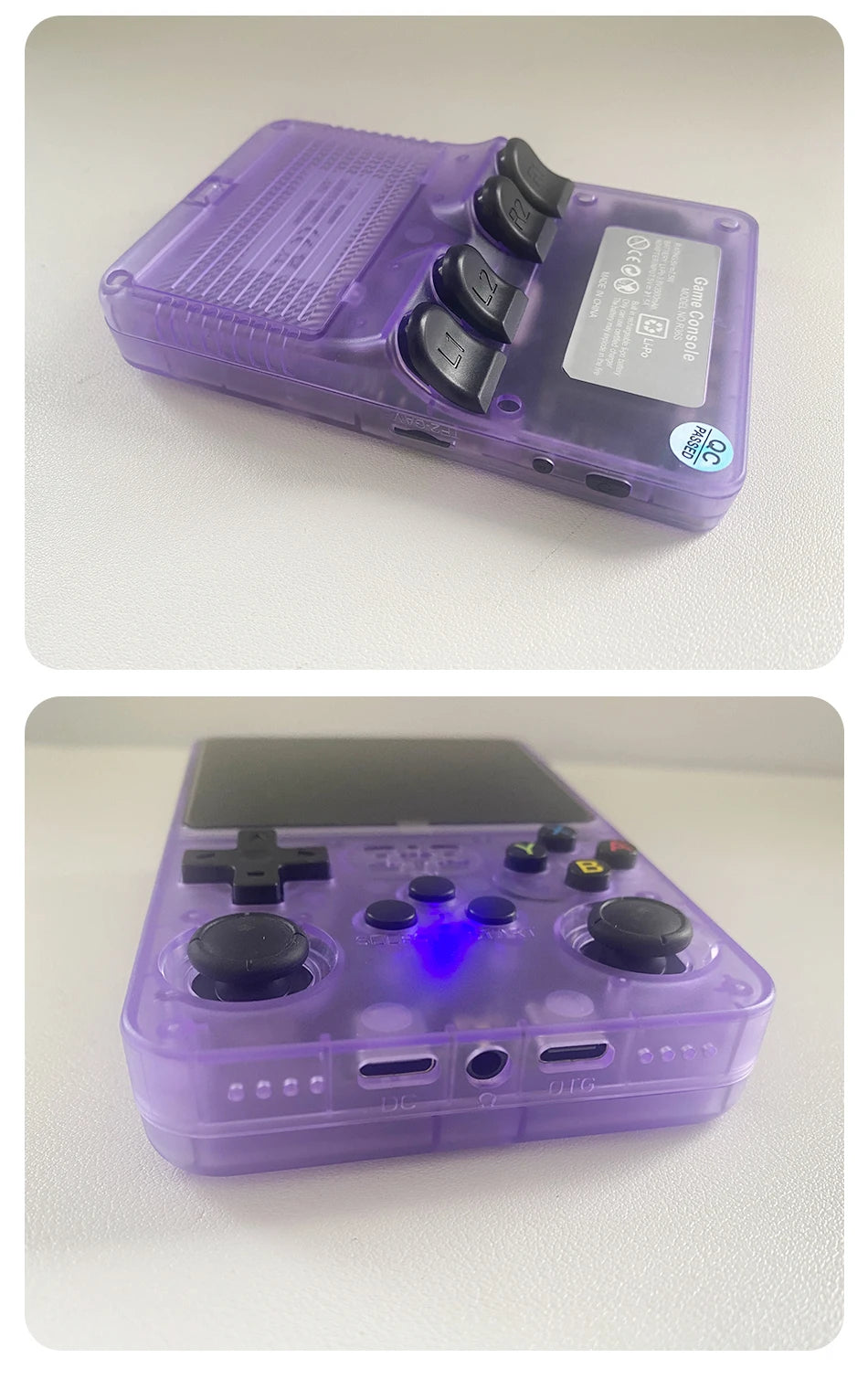 R36S Retro Handheld Video Game Console Linux System 3.5 Inch IPS Screen R35s Pro Portable Pocket Video Player 128GB Games