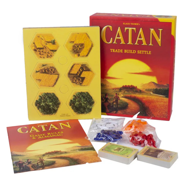 English version of the Catan board game CATAN Catan games puzzle casual toys game cards