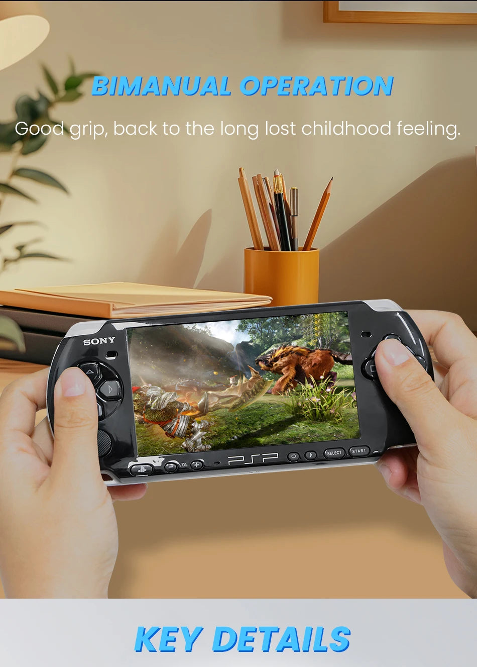 100% Original Sony psp 3000 (PSP-3006) PIANO BLACK PSP3000 Game Console PlayStation Handheld GBA Arcade Game Console (Gift Game)