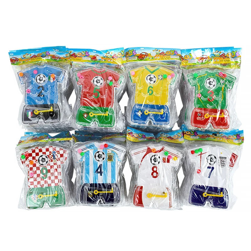 10/20pcs Soccer Maze Toy Football Theme Pinball Game Kids Birthday Party Favors Goody Bag Pinata Fillers Christmas Gift Supplies