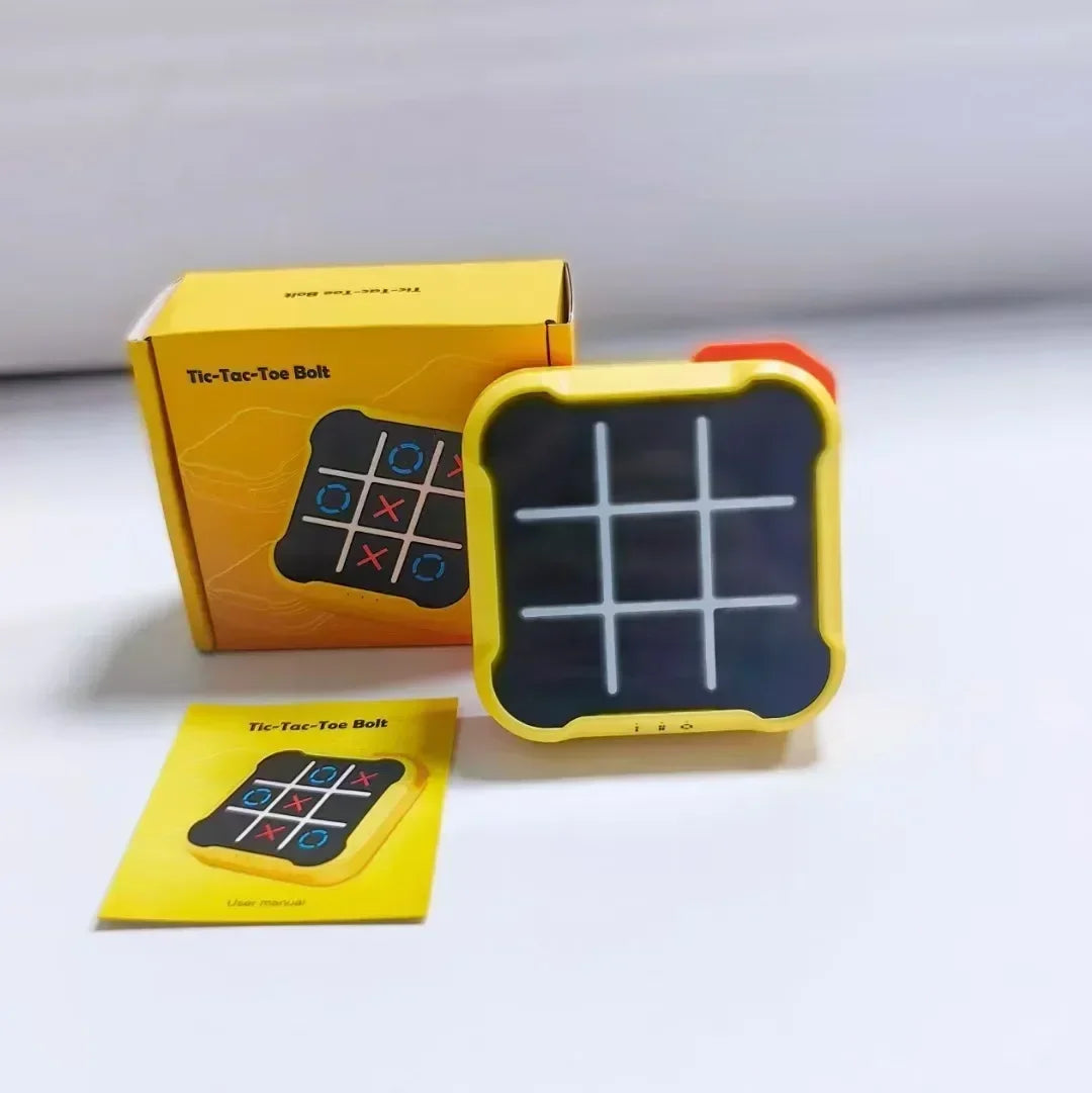3 in 1 Tic Tac Toe Board Game Children Electronic Toy Gifts Crosses Game Memory Training Portable Travel Games for Kids Adult