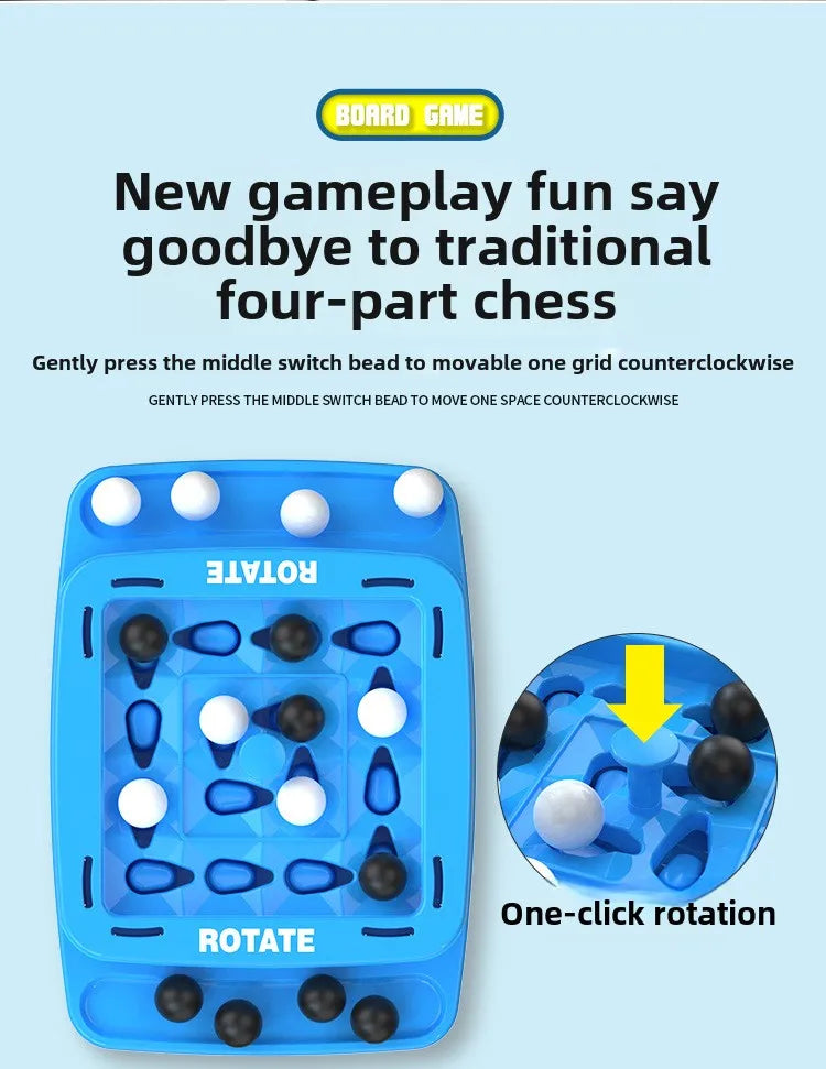 4 in A Row Game Educational Orbit Logic Board Game for Kids Family Party Table Top Strategy Board Game Night 2024 new