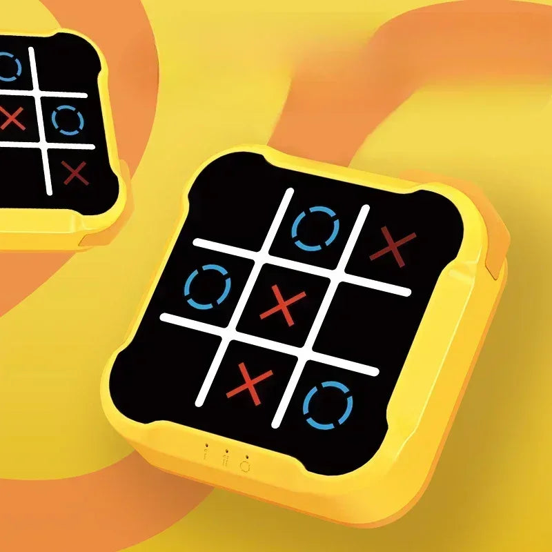 3 in 1 Tic Tac Toe Board Game Children Electronic Toy Gifts Crosses Game Memory Training Portable Travel Games for Kids Adult