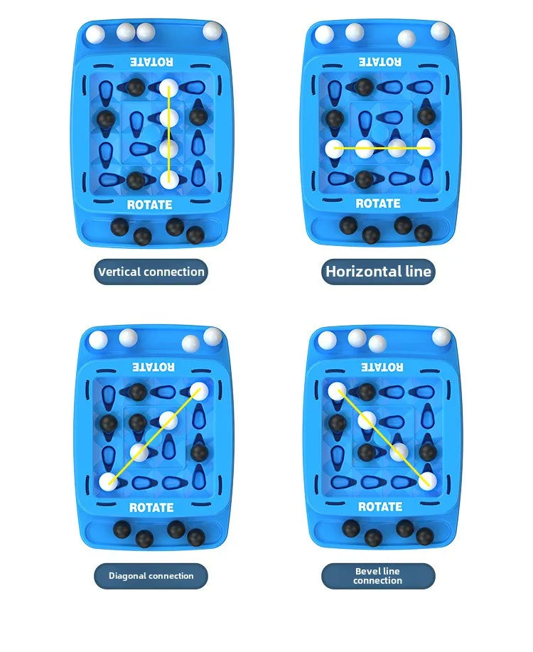 4 in A Row Game Educational Orbit Logic Board Game for Kids Family Party Table Top Strategy Board Game Night 2024 new