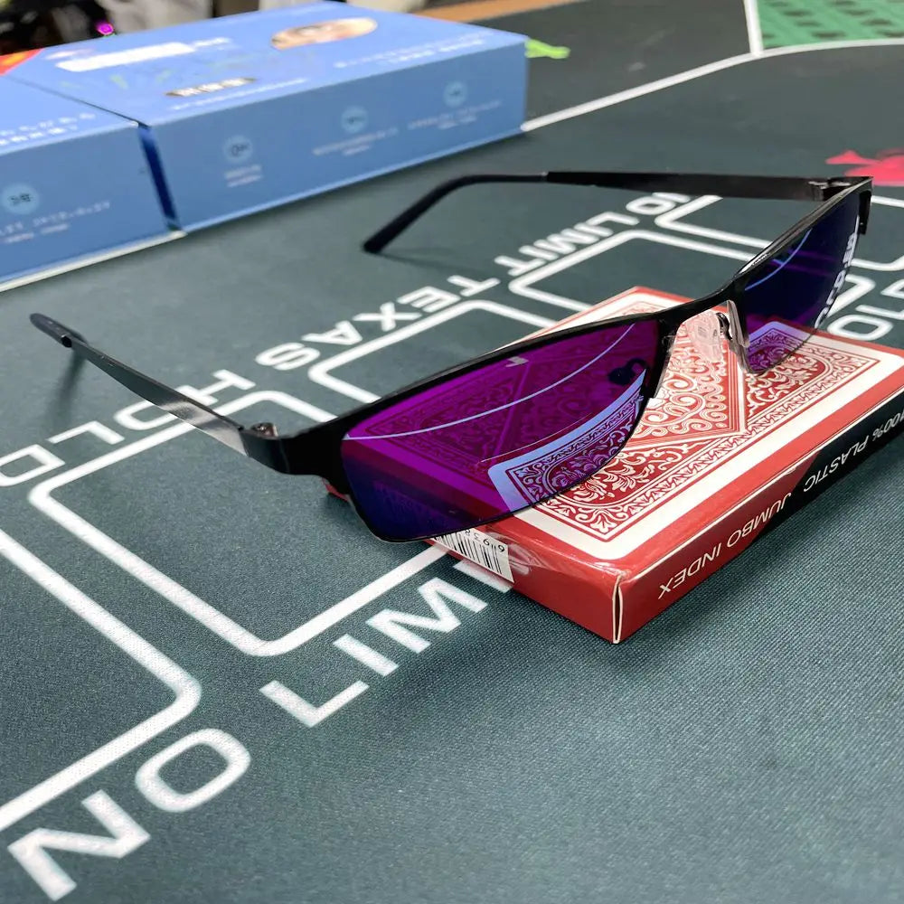 Poker Cheating Glasses For Marked Deck Tricks(Only Glasses)