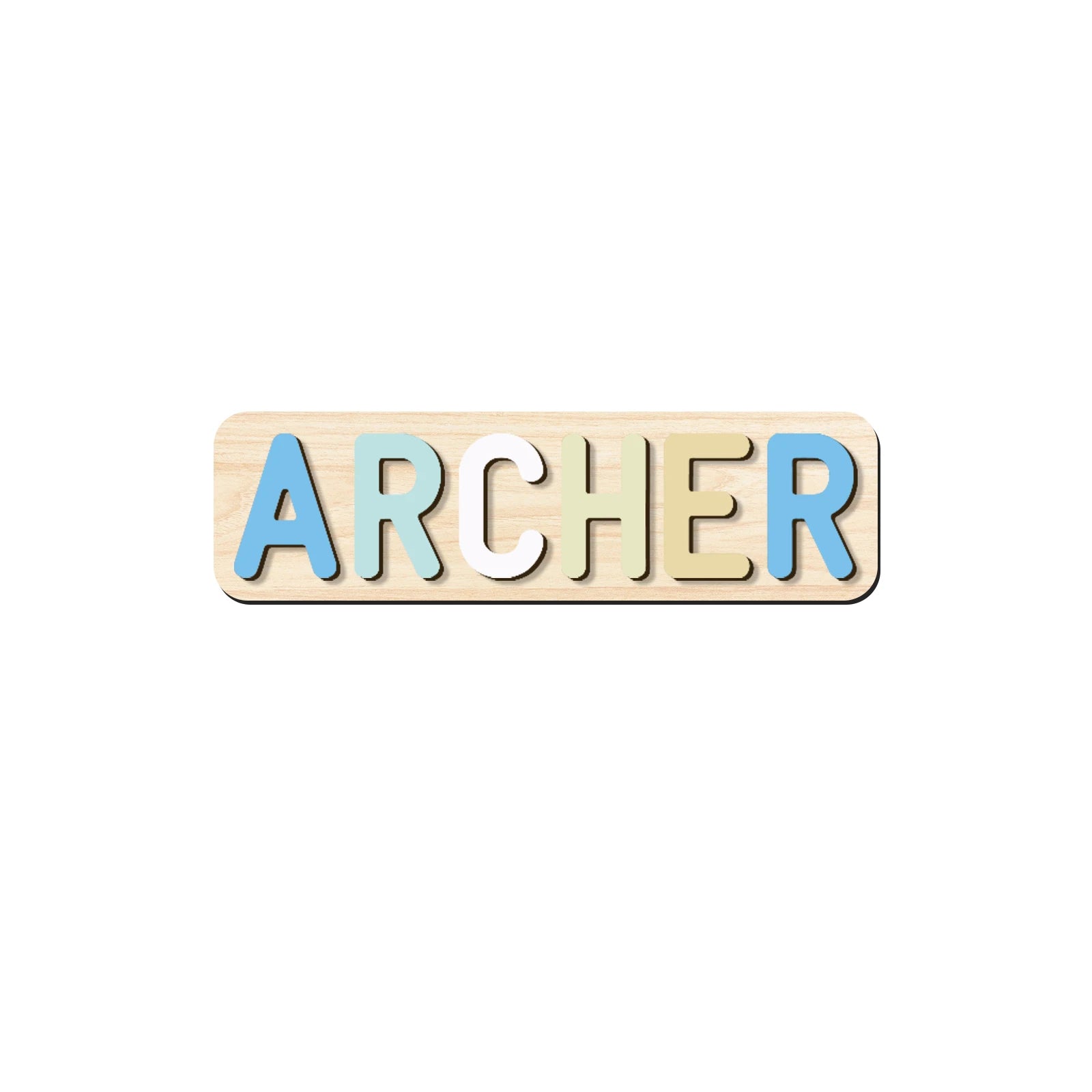 Customized birthday gift for a friend's son or daughter, personalized name puzzle, 3D alphabet jigsaw toy, building blocks gift