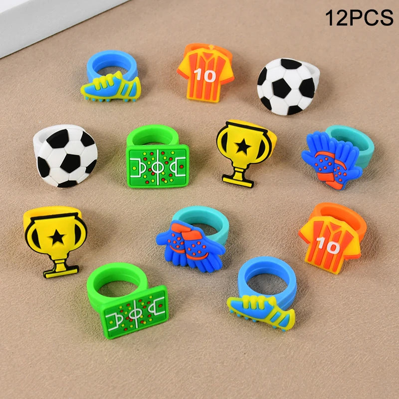 Soccer Party Bracelets Keychain Pin Ball Maze Game Toys Football Theme Kids Birthday Party Favors Pinata Fillers Christmas Gift