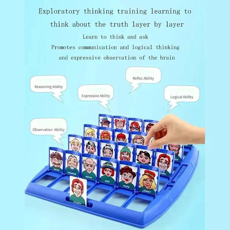 Head Game with Logical Thinking Puzzle Children's Parent-Child Guess Who I Am Board Game Board Game