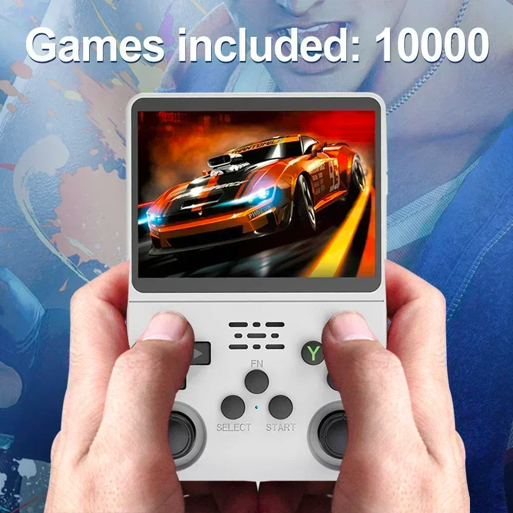 R36S new retro game console 3.5-inch Linux open-source system portable handheld game console with 128GB large memory