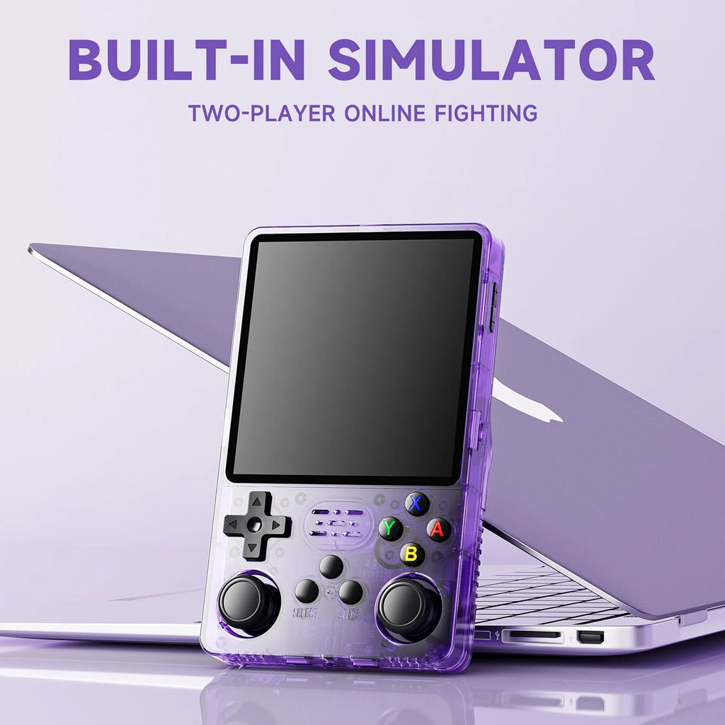 R36S Retro Handheld Video Game Console Linux System 3.5 Inch IPS Screen R35s Pro Portable Pocket Video Player 128GB Games