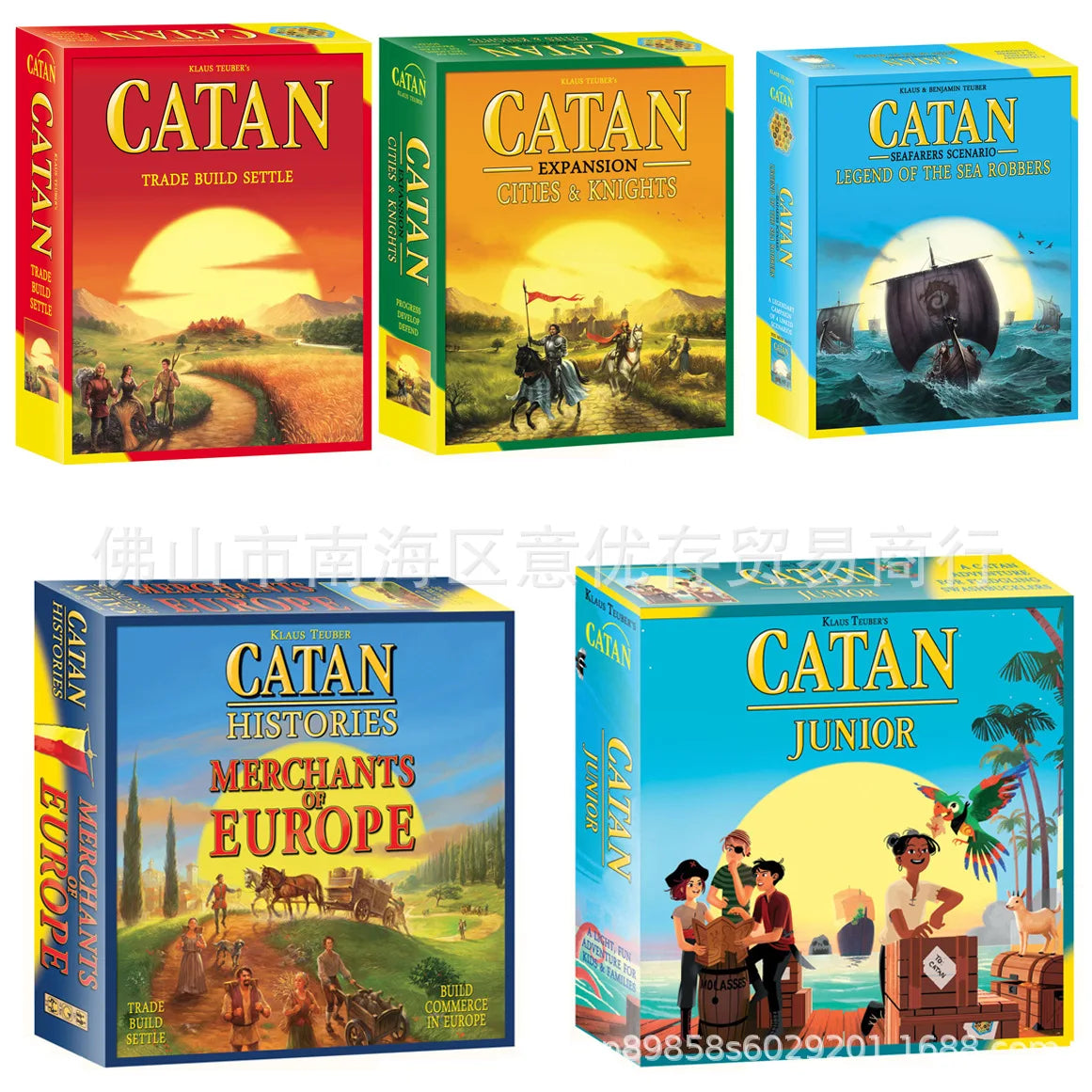 English version of the Catan board game CATAN Catan games puzzle casual toys game cards