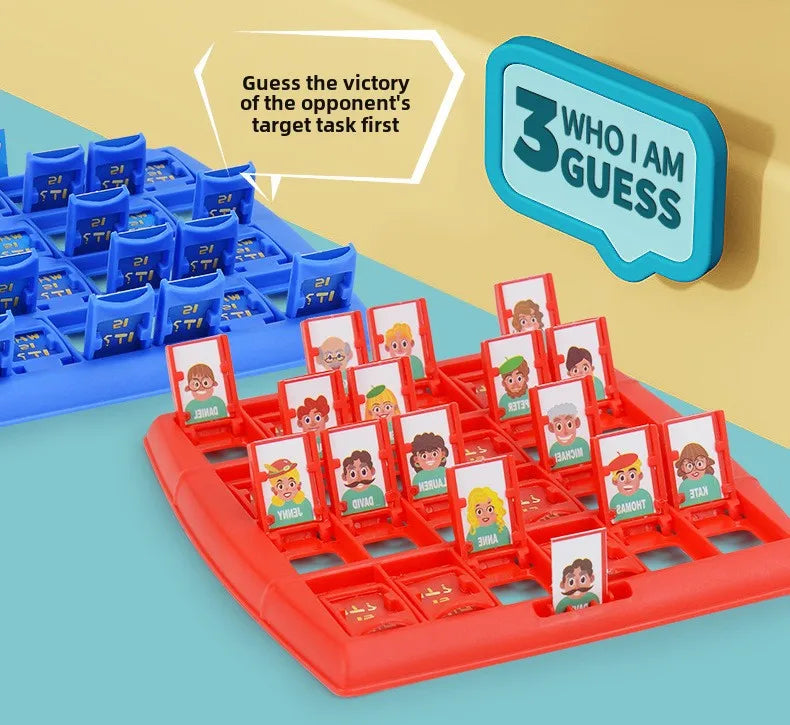 Head Game with Logical Thinking Puzzle Toy, Children's Parent-Child, Guess Who I Am Board Game Board Game