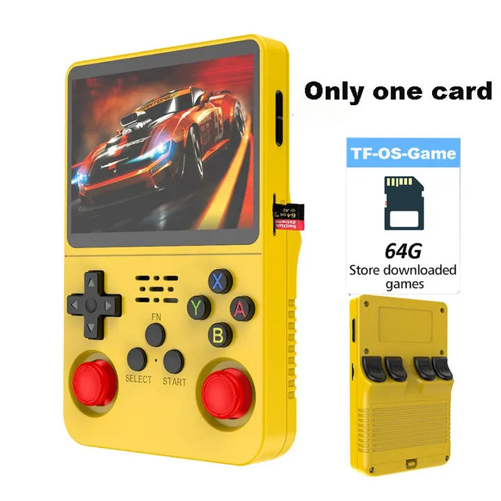 Single Card R36S Retro Handheld Video Game Console Consolas Classic Open Source Linux System Games Players 3.5Inch IPS Screen