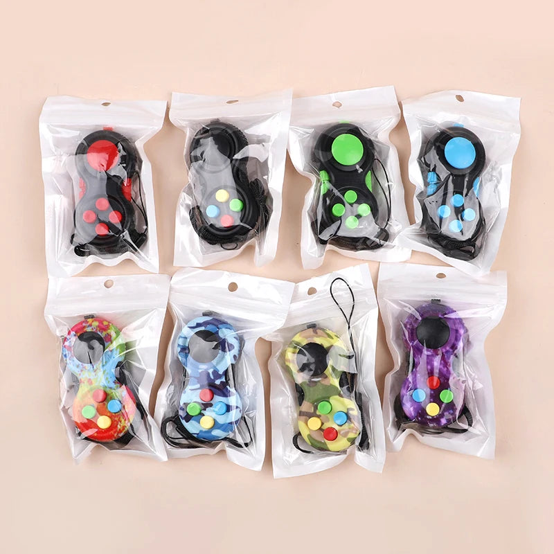 8/1pcs Fidget Pad Game Controller Toy Kids Adult Birthday Party Favors Goodie Pinata Filler Anxiety Stress Relief Christmas Gift