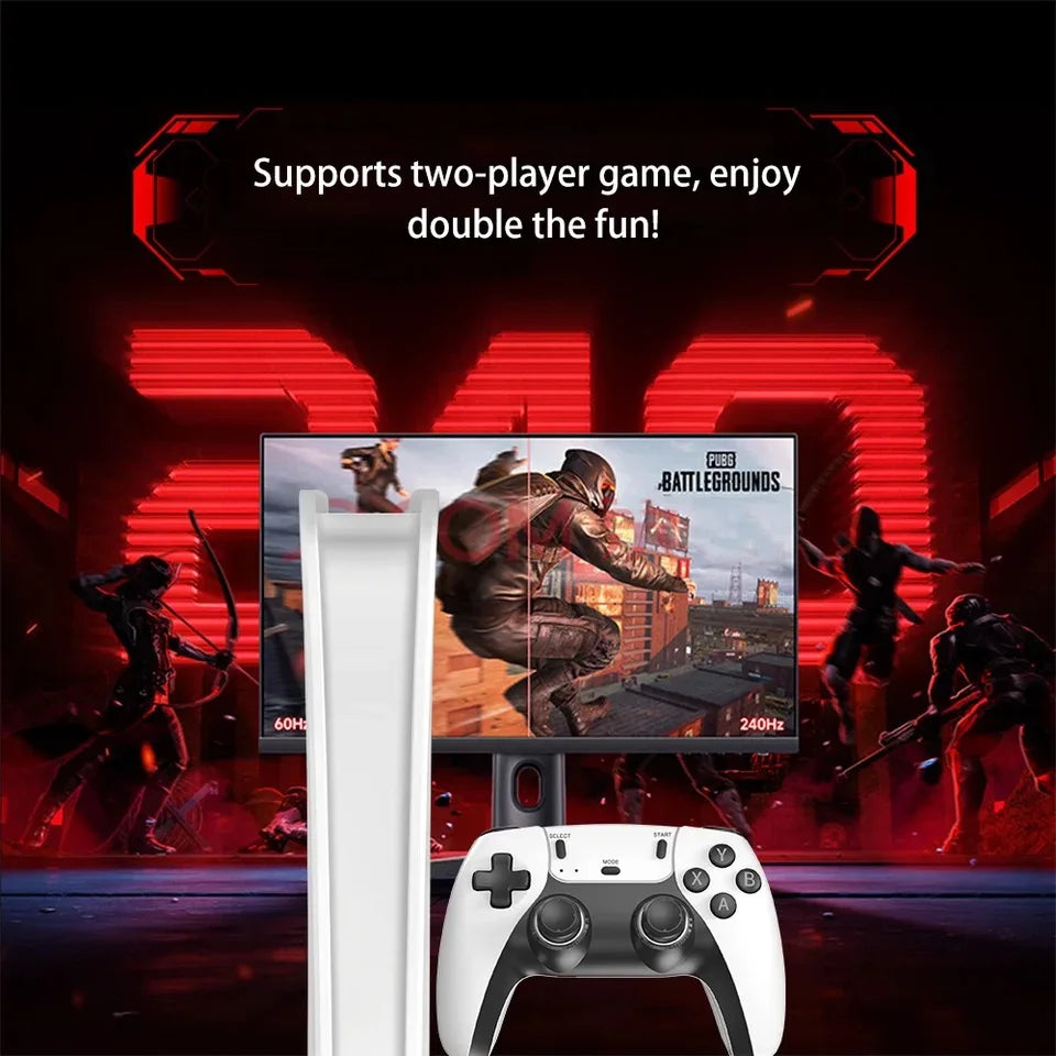 M15 Plus Game Stick 4K Mini Video Game Console 30000+ Games TV Handheld Game Console Dual Gamepads HD Output Retro Games