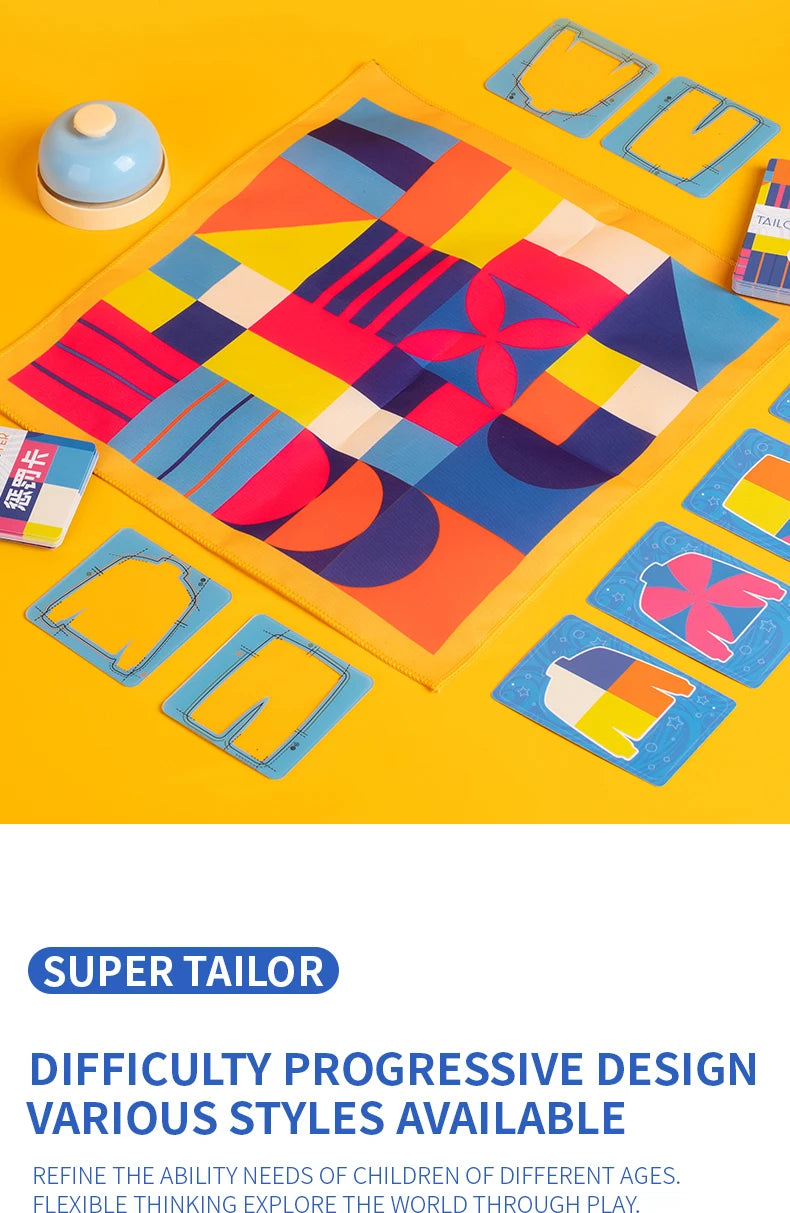 Tailor Master Battle Game Kids Toys Color Shape Matching Logical Thinking Board Games Interactive Montessori Educational Toys