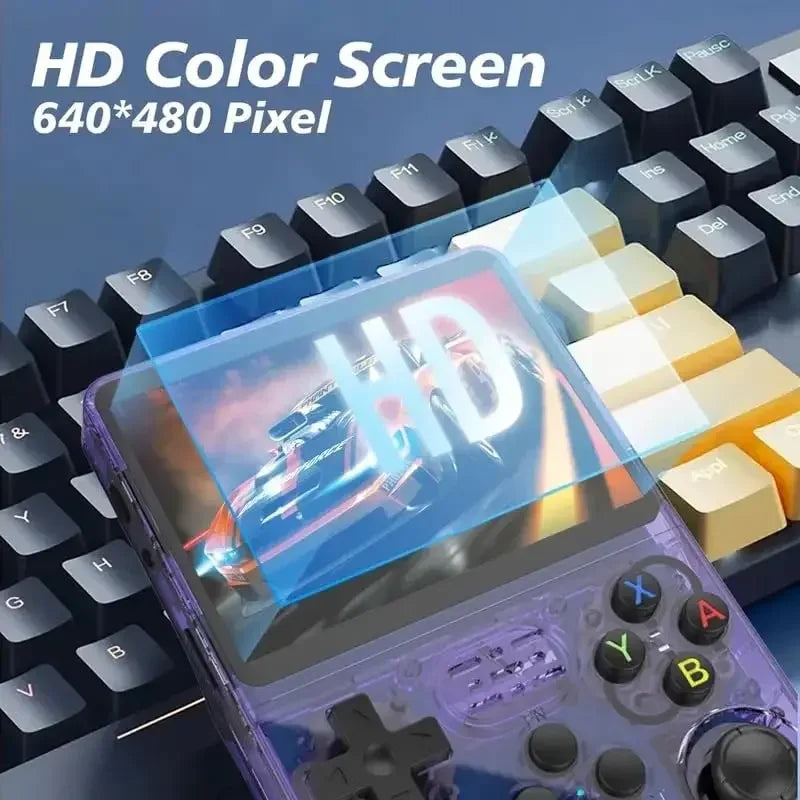 Single Card R36S Retro Handheld Video Game Console Consolas Classic Open Source Linux System Games Players 3.5Inch IPS Screen