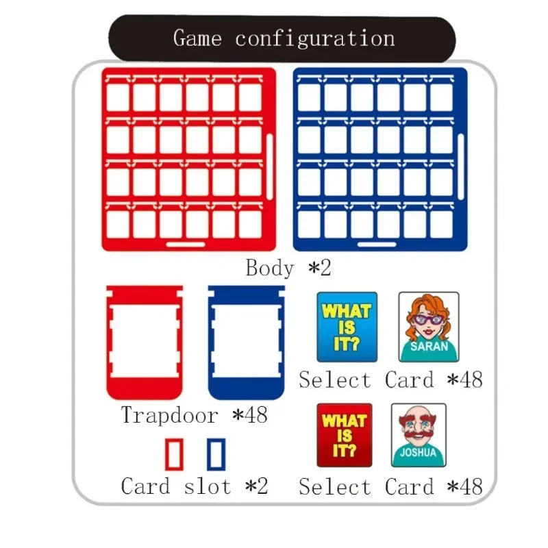 Head Game with Logical Thinking Puzzle Children's Parent-Child Guess Who I Am Board Game Board Game
