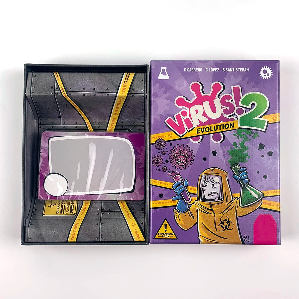 In Spanish Version In English French Virus Card Game The Contagiously Virus Card Version Party Game Family Interactive Game